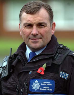 POLICE SERVICE: <b>Darran Grady</b> when he was a PCSO - 720662